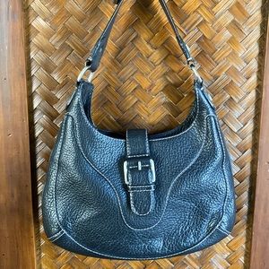 MICHAEL KORS - Pebble Leather Buckle Shoulder Bag